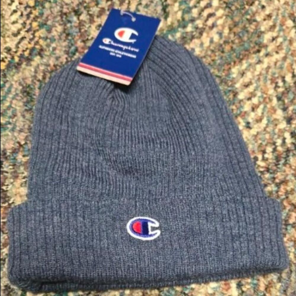 Champion Grey Beanie Hat